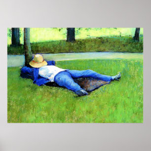 Gustave Caillebotte - The Nap, Poster