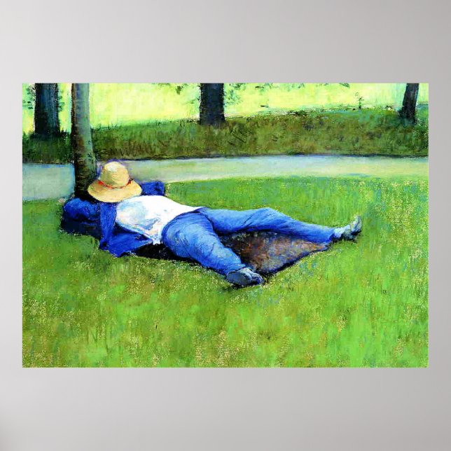 Gustave Caillebotte - The Nap, Poster (Front)