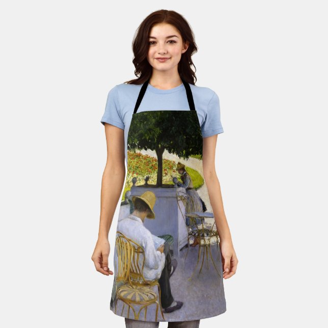 Gustave Caillebotte - The Orange Trees Apron (Worn)