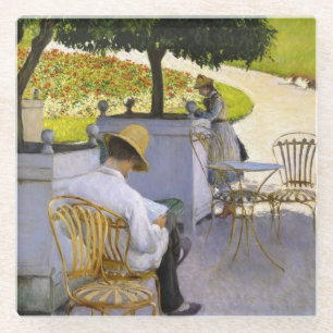 Gustave Caillebotte - The Orange Trees Glass Coaster
