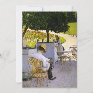 Gustave Caillebotte - The Orange Trees Invitation
