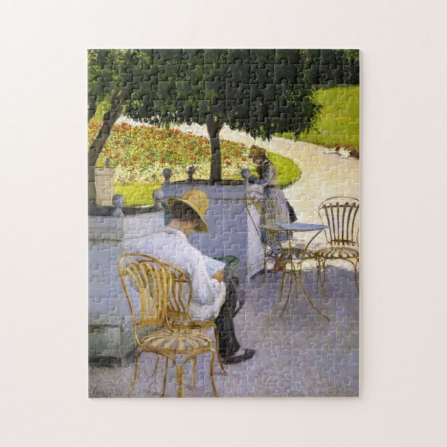 Gustave Caillebotte - The Orange Trees Jigsaw Puzzle (Vertical)
