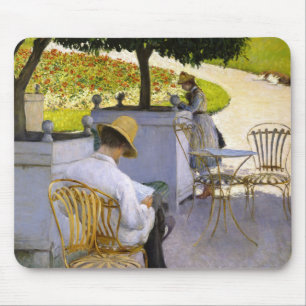 Gustave Caillebotte - The Orange Trees Mouse Pad