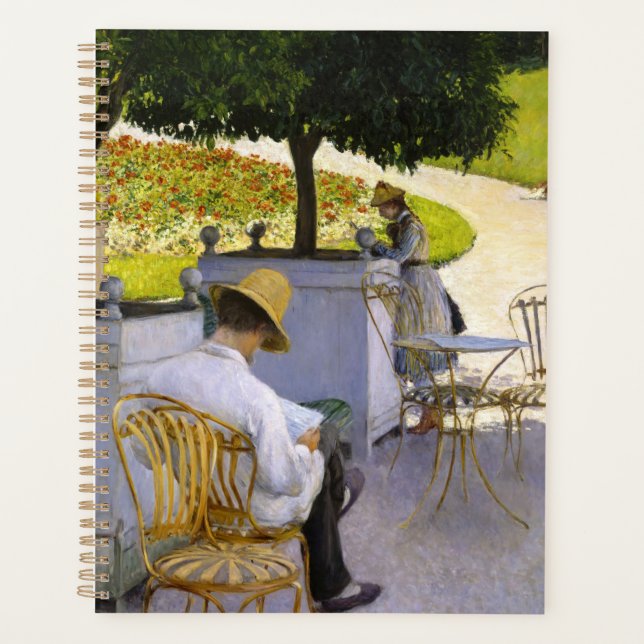 Gustave Caillebotte - The Orange Trees Planner (Front)
