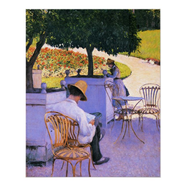 Gustave Caillebotte - The Orange Trees Poster (Front)