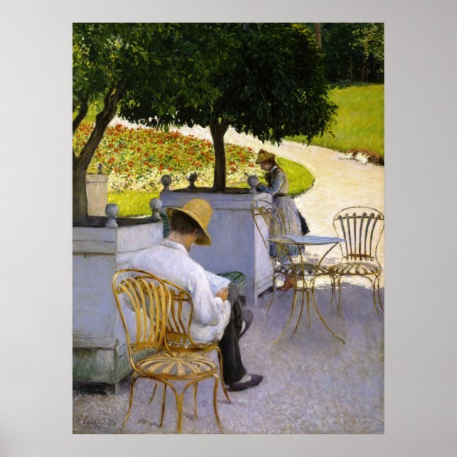 Gustave Caillebotte - The Orange Trees Poster (Front)