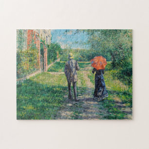Gustave Caillebotte - The Path Uphill Jigsaw Puzzle
