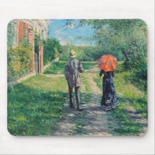 Gustave Caillebotte - The Path Uphill Mouse Pad