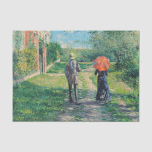 Gustave Caillebotte - The Path Uphill Tissue Paper