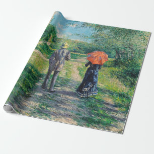 Gustave Caillebotte - The Path Uphill Wrapping Paper