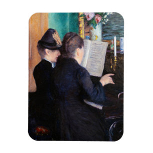 Gustave Caillebotte - The Piano Lesson Magnet
