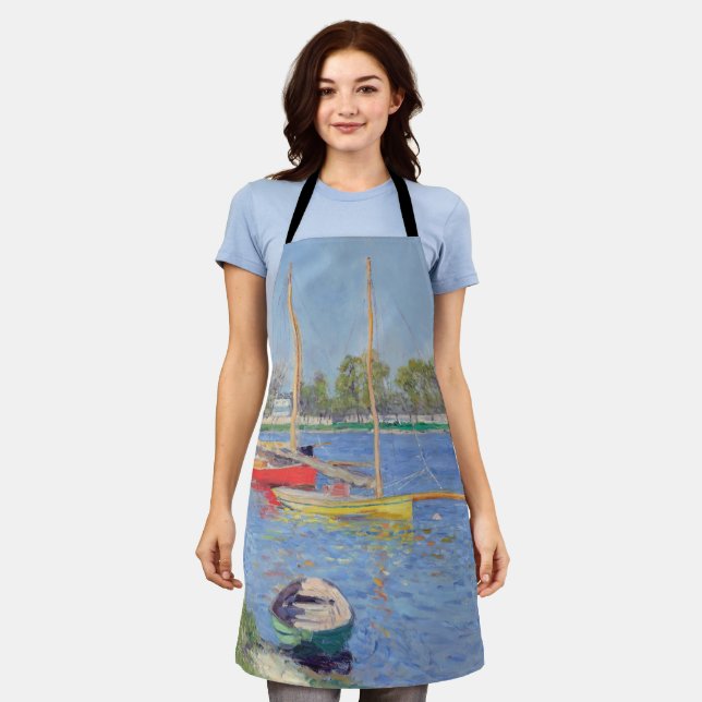 Gustave Caillebotte - The Seine at Argenteuil Apron (Worn)