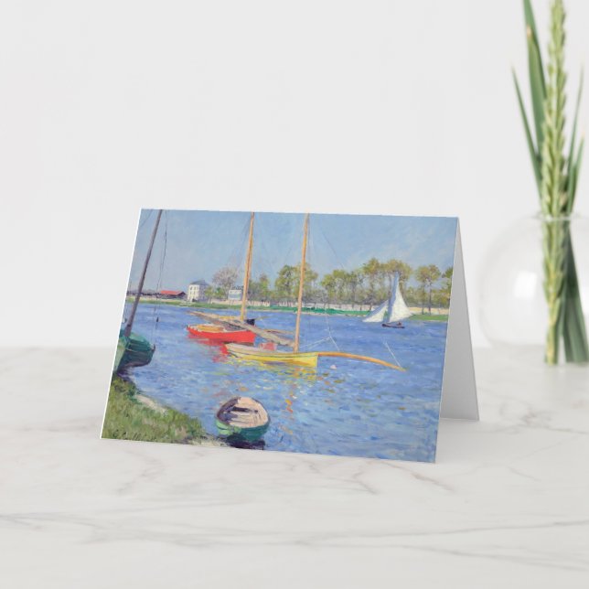 Gustave Caillebotte - The Seine at Argenteuil Card (Front)