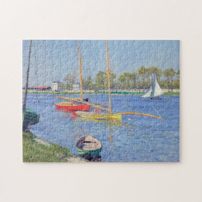 Gustave Caillebotte - The Seine at Argenteuil Jigsaw Puzzle (Horizontal)