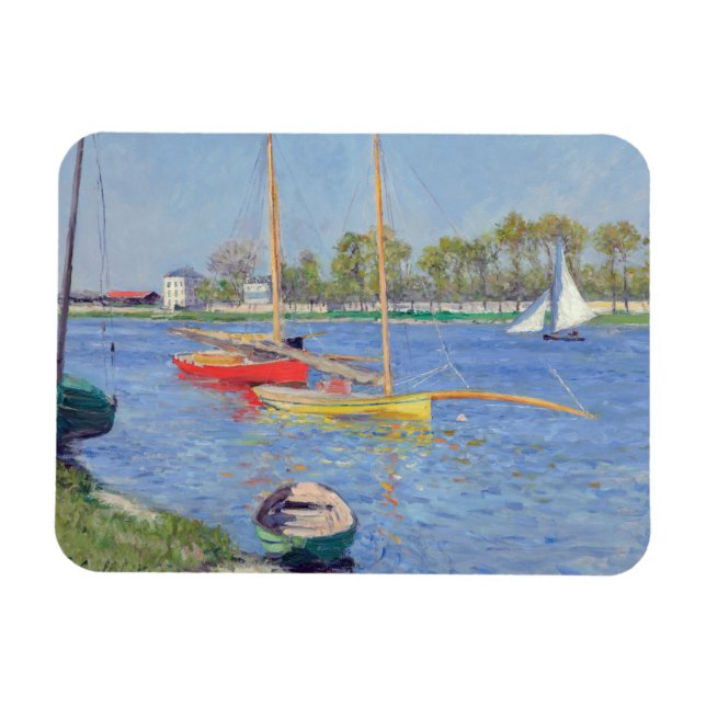 Gustave Caillebotte - The Seine at Argenteuil Magnet (Horizontal)