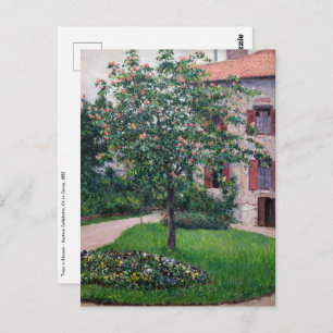 Gustave Caillebotte - Trees in Blossom Postcard