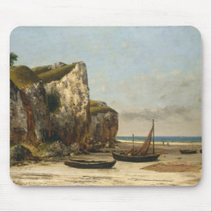 Gustave Courbet - Beach in Normandy Mouse Pad