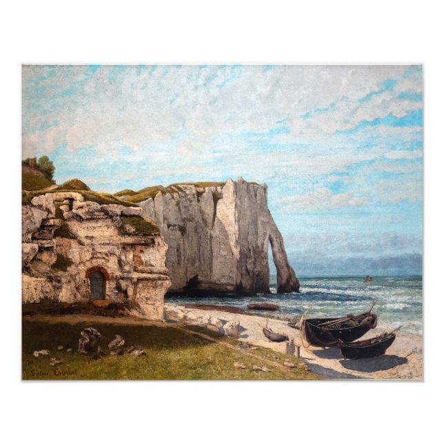 Gustave Courbet - Cliffs at Etretat after Storm Photo Print (Front)