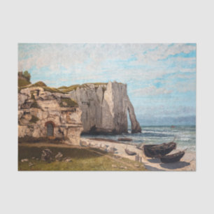 Gustave Courbet - Cliffs at Etretat after Storm Tissue Paper
