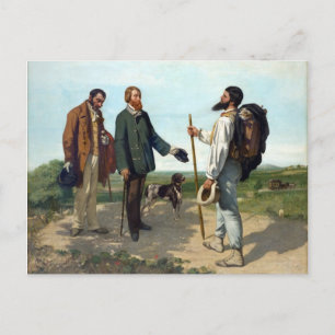Gustave Courbet Painting Postcard