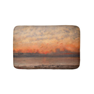 Gustave Courbet - Sunset Bath Mat