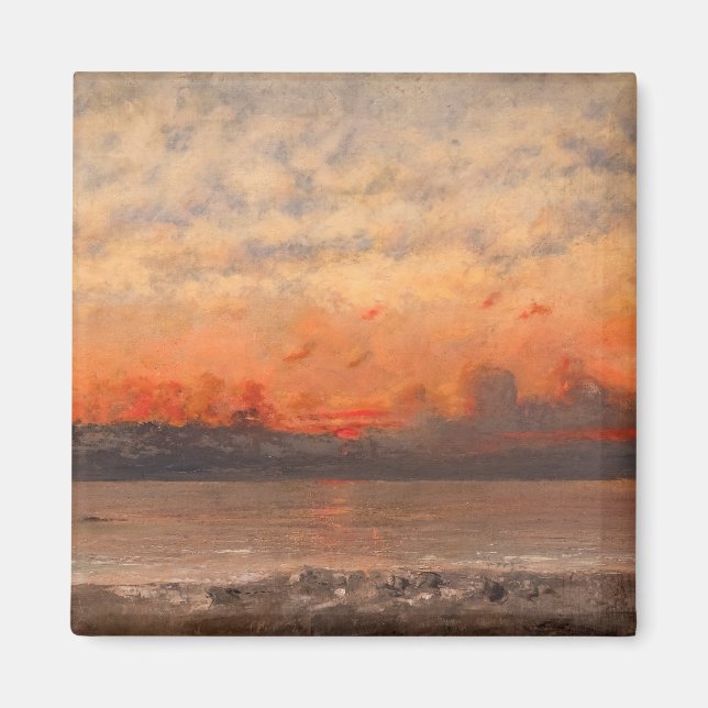 Gustave Courbet - Sunset Magnet (Front)