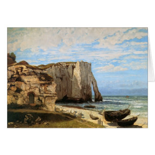 Gustave Courbet- The Cliffs at Etretat