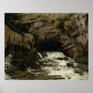 Gustave Courbet - The Source of the Loue Poster