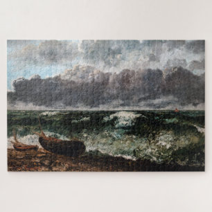 Gustave Courbet - The Stormy Sea / The Wave Jigsaw Puzzle