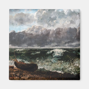Gustave Courbet - The Stormy Sea / The Wave Magnet