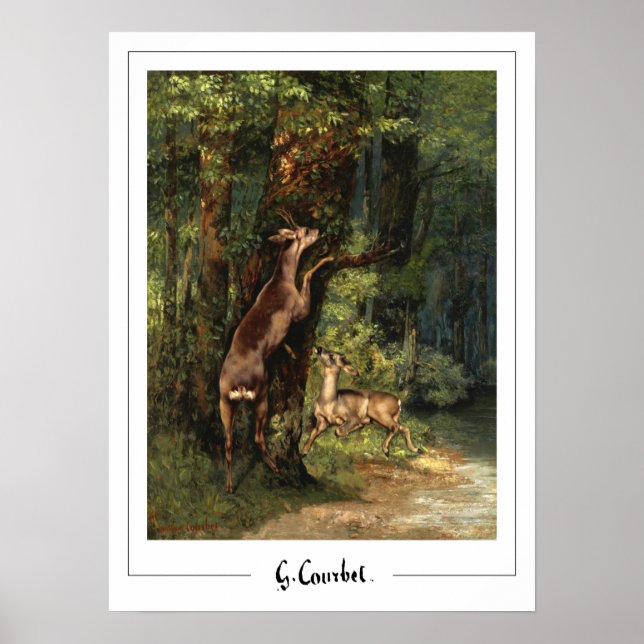 Gustave Courbet Zedign Art Poster #207-2 (Front)