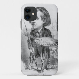 Gustave Dore (1832-83), caricature from 'Le Boulev iPhone 11 Case