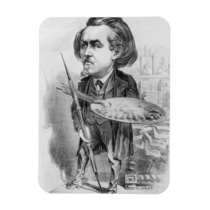 Gustave Dore (1832-83), caricature from 'Le Boulev Magnet
