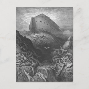 Gustave Doré - A Dove Is Sent Forth from the Ark Postcard