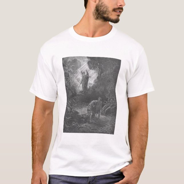 Gustave Dore Adam and Eve Driven out of Eden T-Shirt (Front)