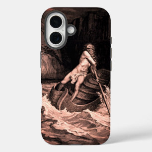 Gustave Doré - Caron Rowing/Dante’s Inferno iPhone 16 Case
