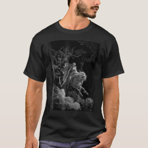 Gustave Dore Death On The Pale Horse Art Print T-Shirt