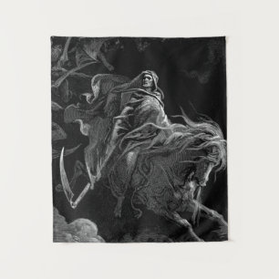 Gustave Dore - Death On The Pale Horse Tapestry