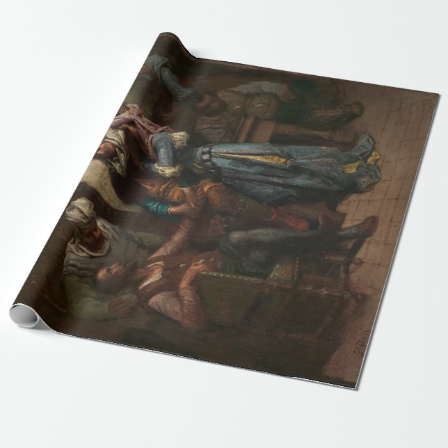 Gustave Doré Don Quixote and Sancho Panza Wrapping Paper (Unrolled)