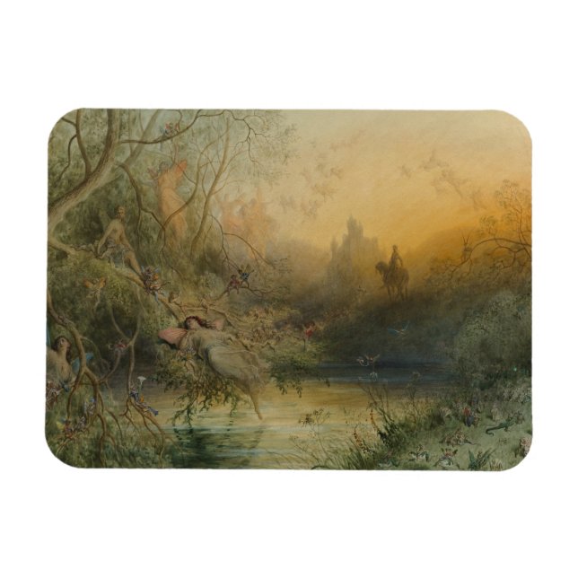 Gustave Dore - Fairy Land Magnet (Horizontal)