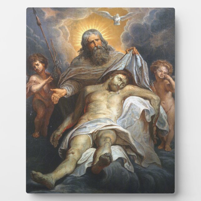 Gustave Dore - La Sainte Trinite Plaque (Front)