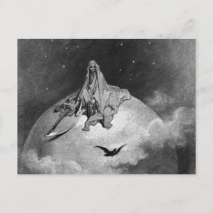 Gustave Dore - The Raven Postcard