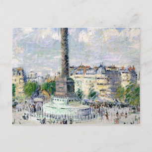 Gustave Loiseau La Place de la Bastille Postcard