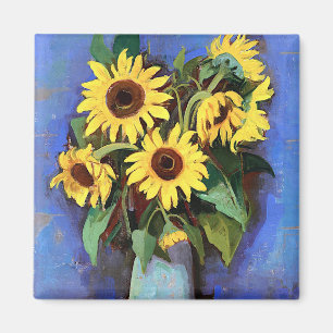 Gustave Loiseau Sunflower Aesthetic Pictures Sunfl Magnet