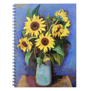 Gustave Loiseau Sunflower Aesthetic Pictures Sunfl Notebook
