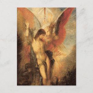 Gustave Moreau - Saint Sebastian and the Angel GC Postcard