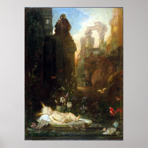 Gustave Moreau The Infant Moses Poster