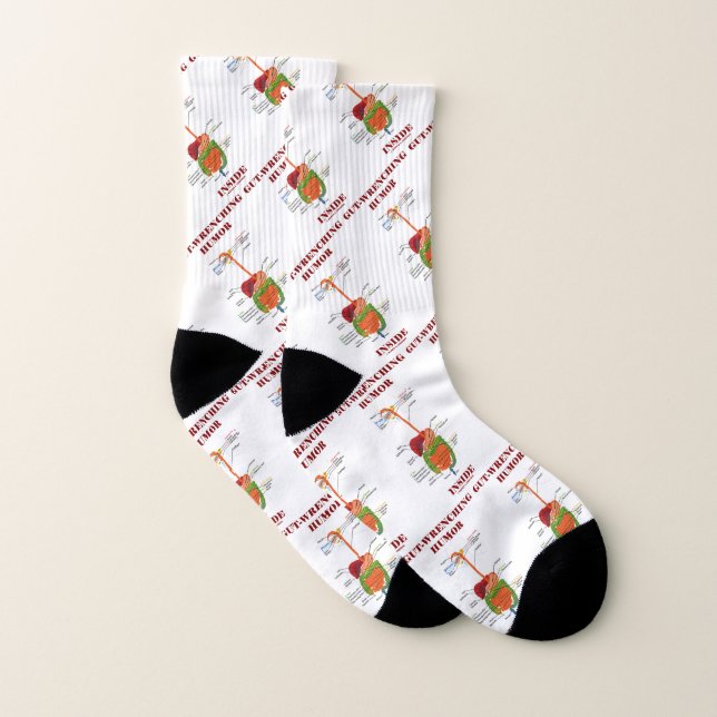 Gut-Wrenching Humour Inside Digestive System Socks (Pair)
