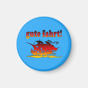 Gute Fahrt Good Trip in German Vacations Travel Magnet