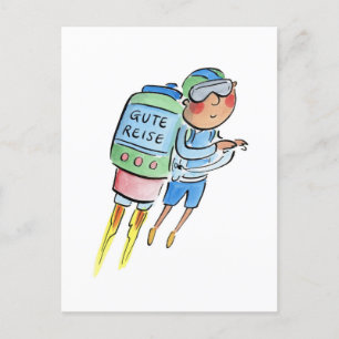Gute Reise Postcard